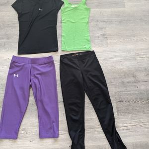 Athletic bundle under armor & abercrombie